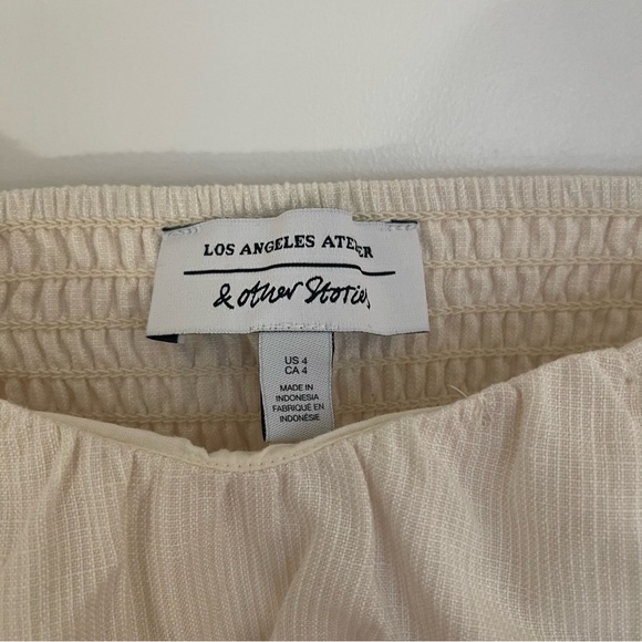 & Other Stories Puff Sleeve Corset Blouse - Picture 3 of 9